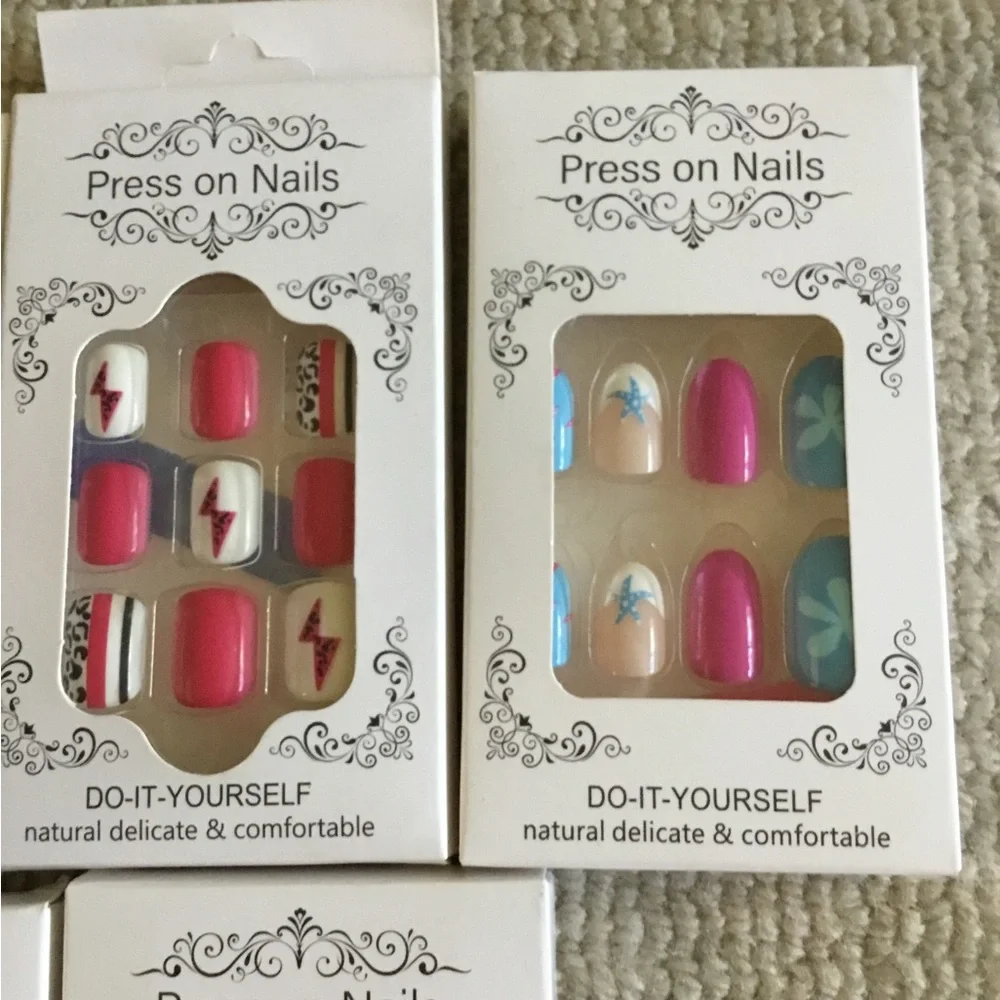 - Assorted Pink & Multicolor Designs